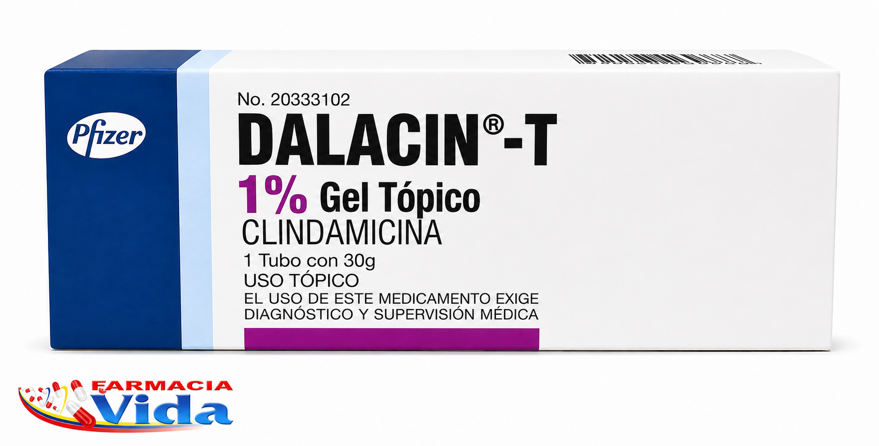 DALACIN T GEL 1% 30GR