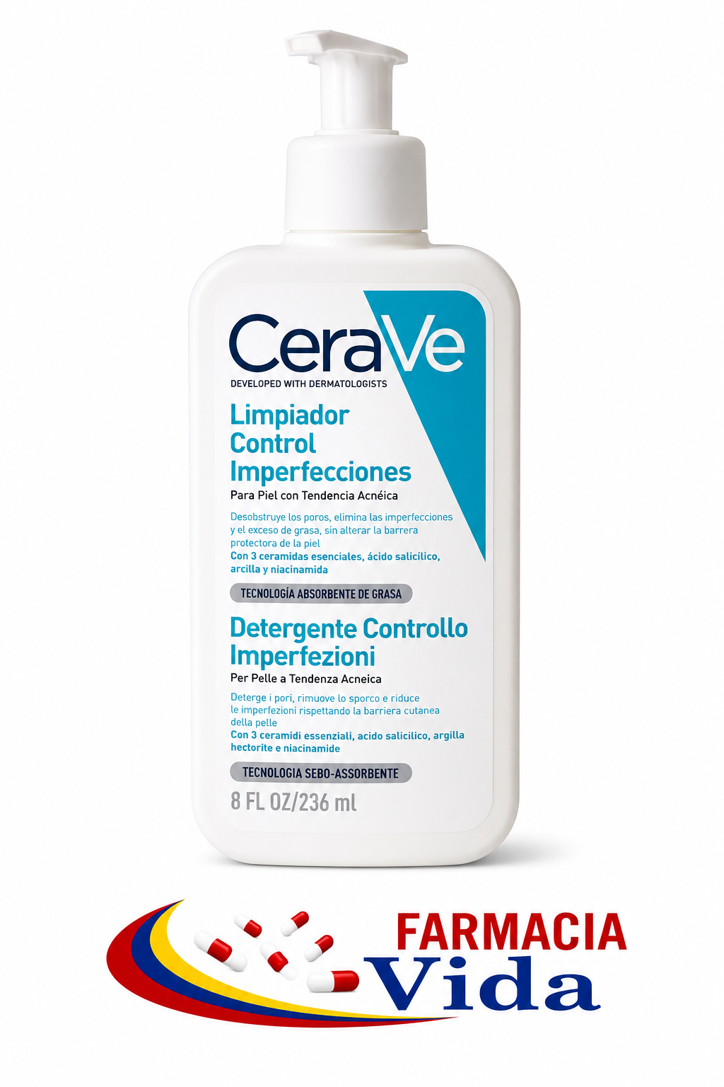 CERAVE LIMPIADOR CONTROL IMPERFECCIONES 