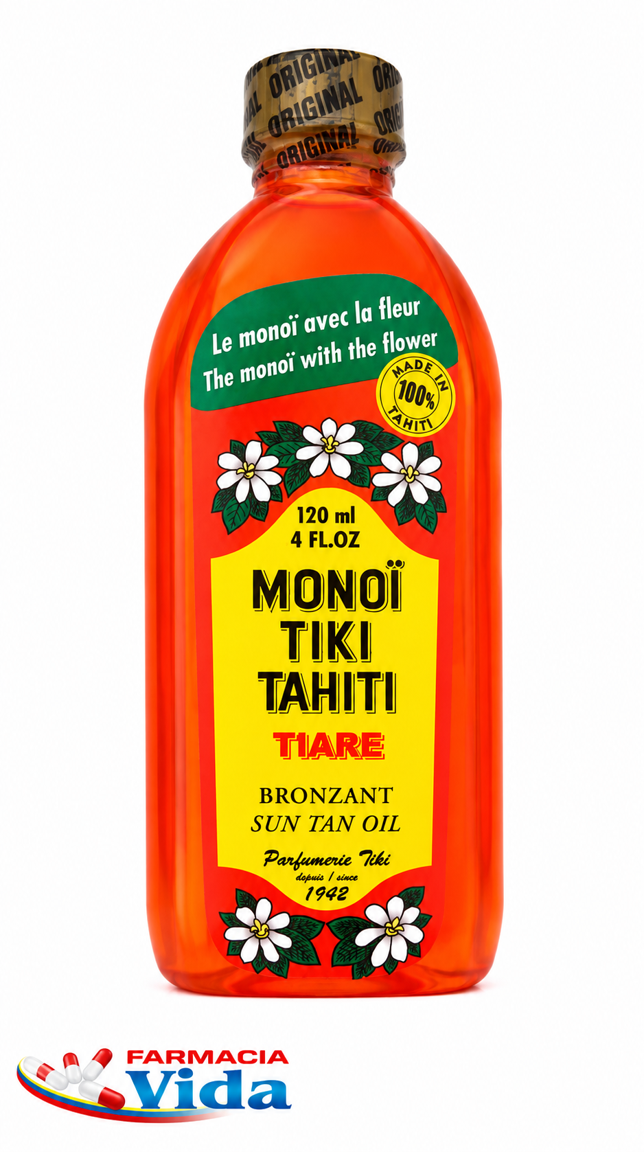 TIARE ACEITE BRONCEADOR 120 ML 