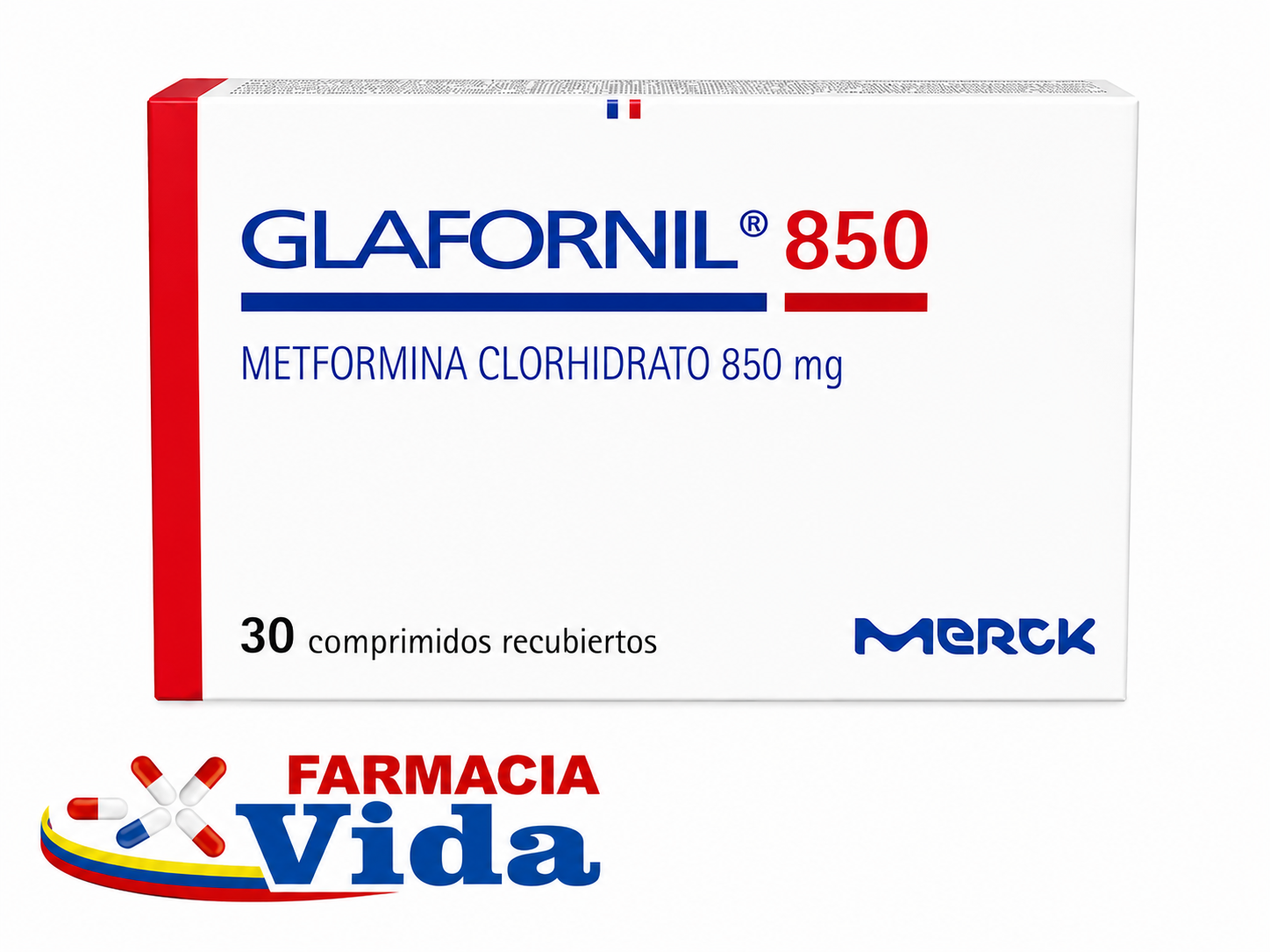 GLAFORNIL 850 MG X 30 COMP METFORMINA