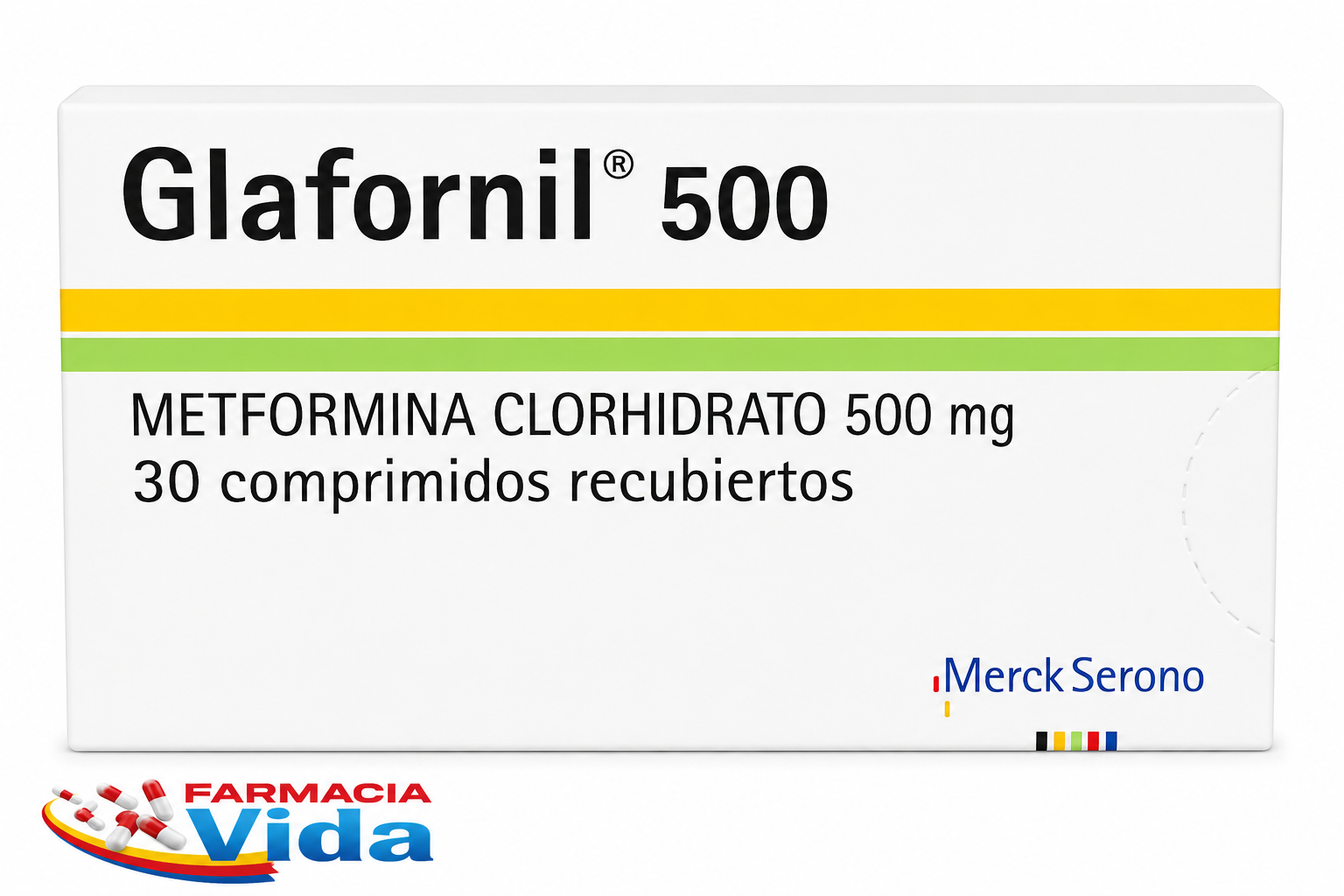 GLAFORNIL COM. 500 MG METFORMINA