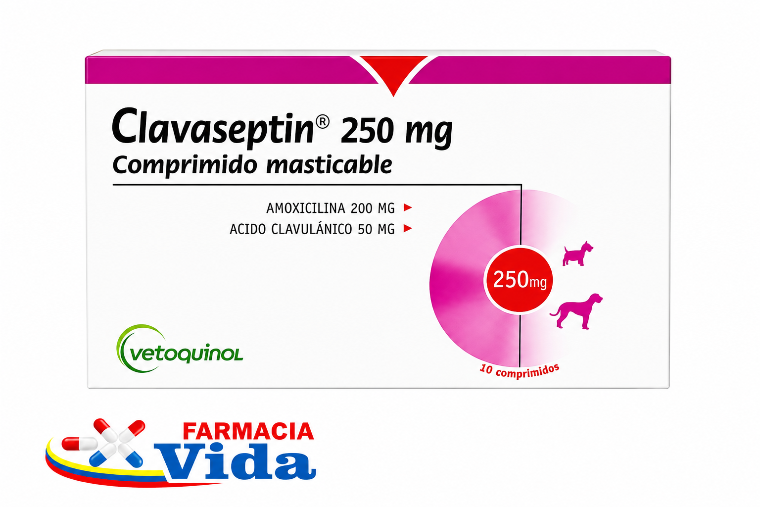CLAVASEPTIN 250MG COMP MAST