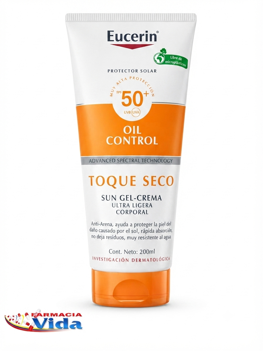 EUCERIN OIL CONTROL TOQUE SECO F50+ 200ML