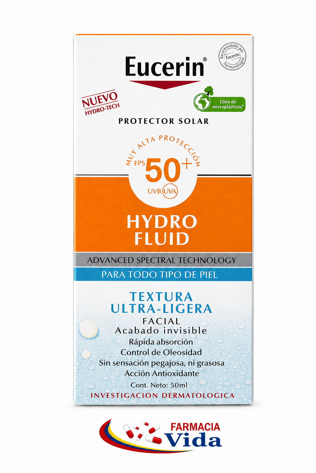 EUCERIN HYDRO FLUID 50FPS X50ML