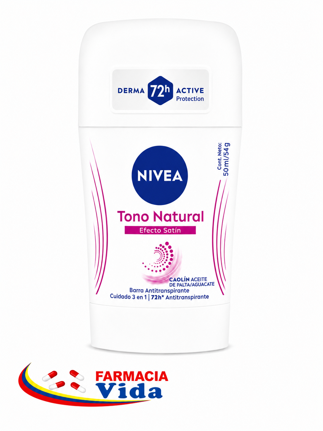 NIVEA TONO NATURAL EF.SATIN 54G MUJER.  OF