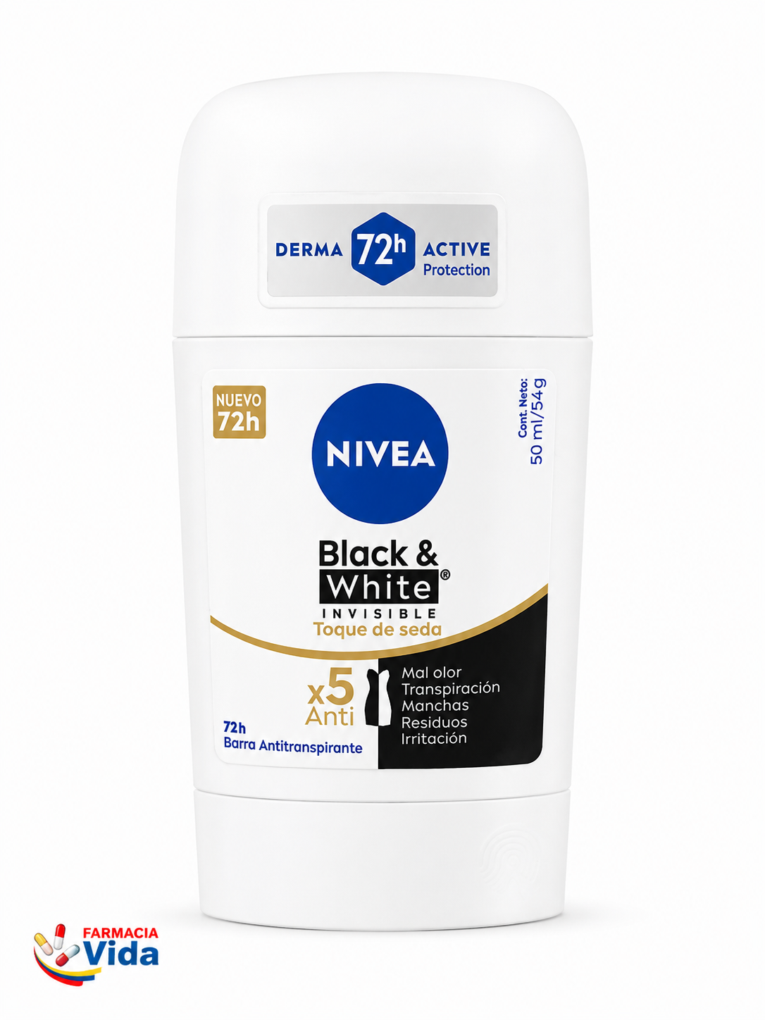 NIVEA BARRA BLACK&WHITE INVISIBLE TOQUE SE