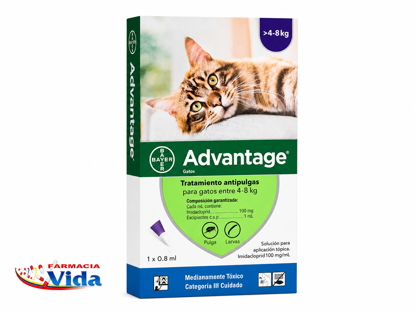 ADVANTAGE PIPETA GATO 4-8 KG X1