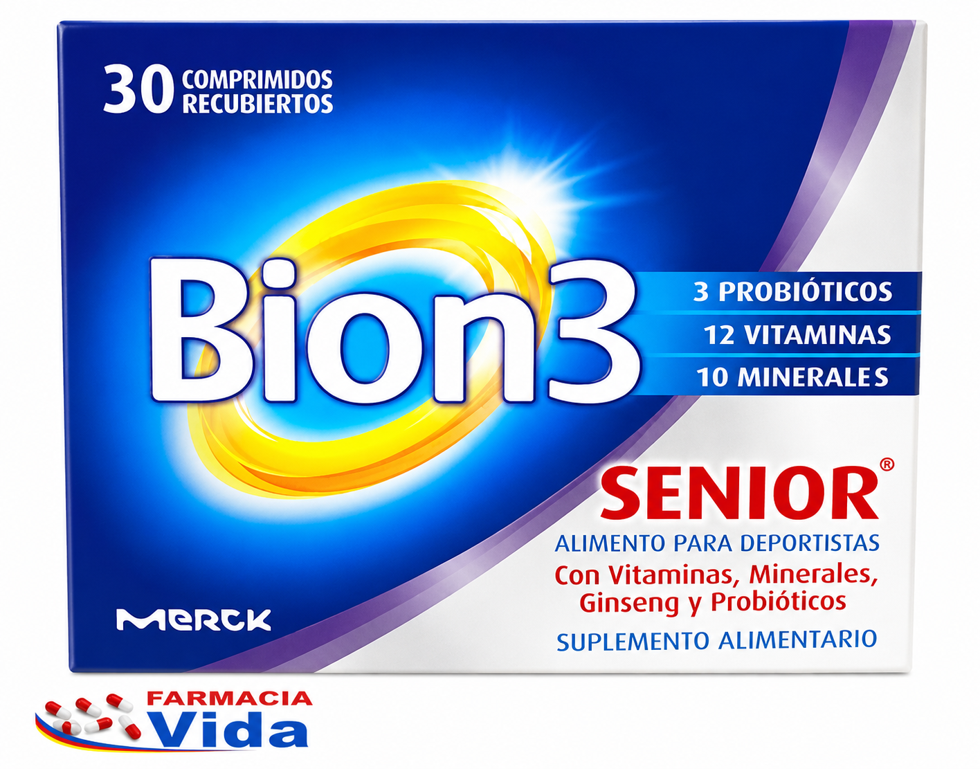 BION 3 SENIOR X 30 CAPSLACTOBACILLUS PLANTARUM + P