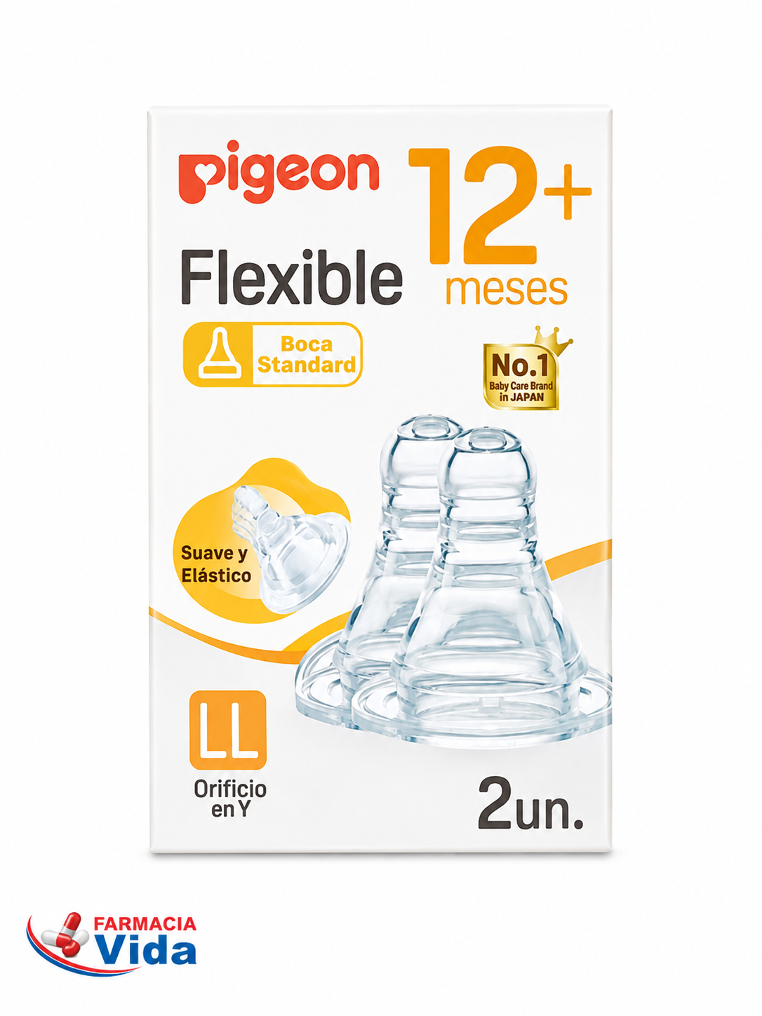 PIGEON CHUPETE FLEXIBE 12+MESES LL 