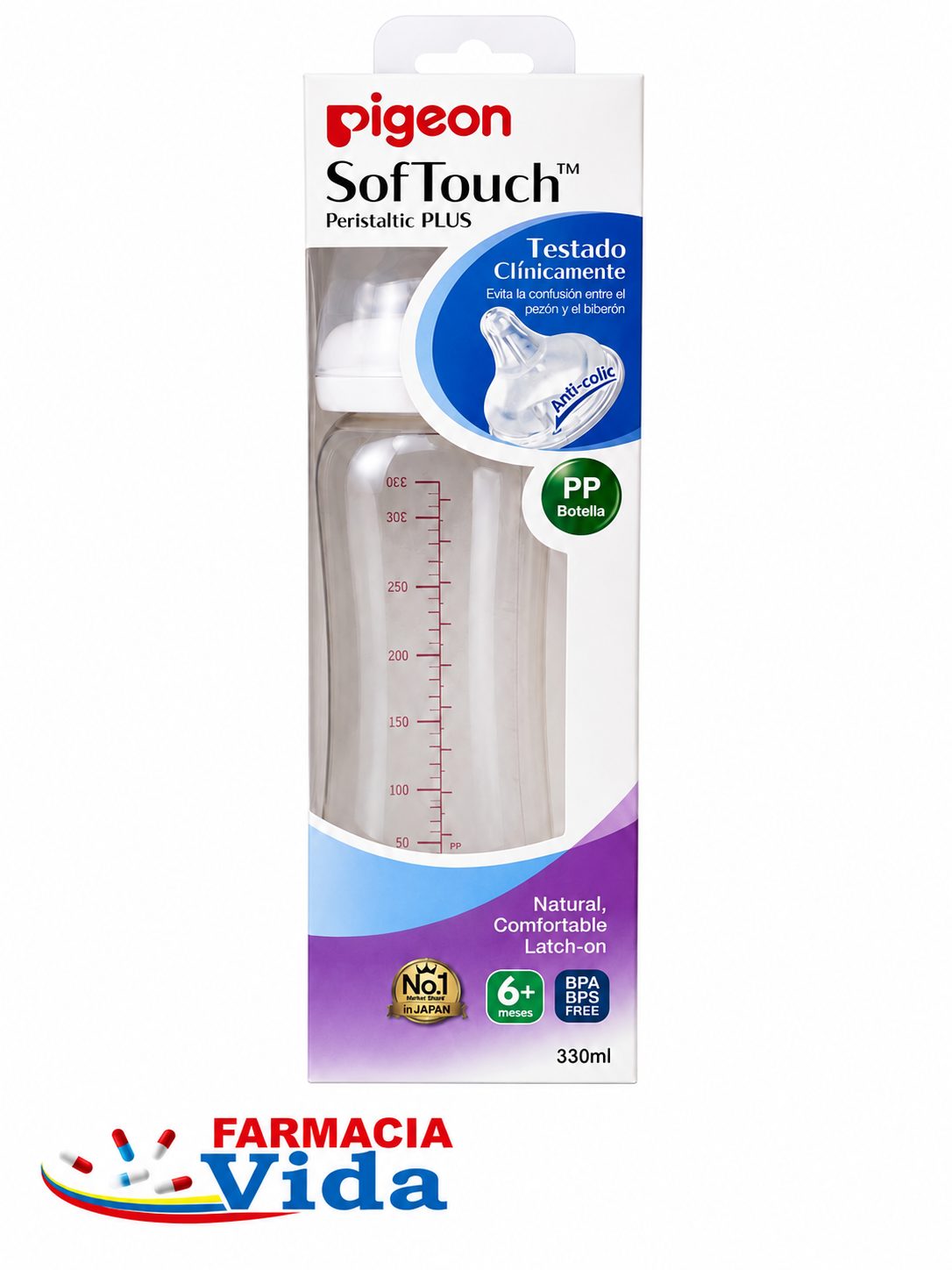 BIBERON SOFTOUCH PERISTALTIC PLUS PP L