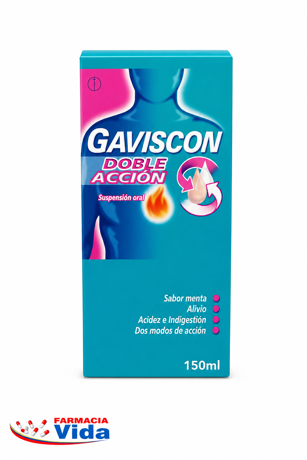 GAVISCON DOBLE ACCION SUSP X 150  ML