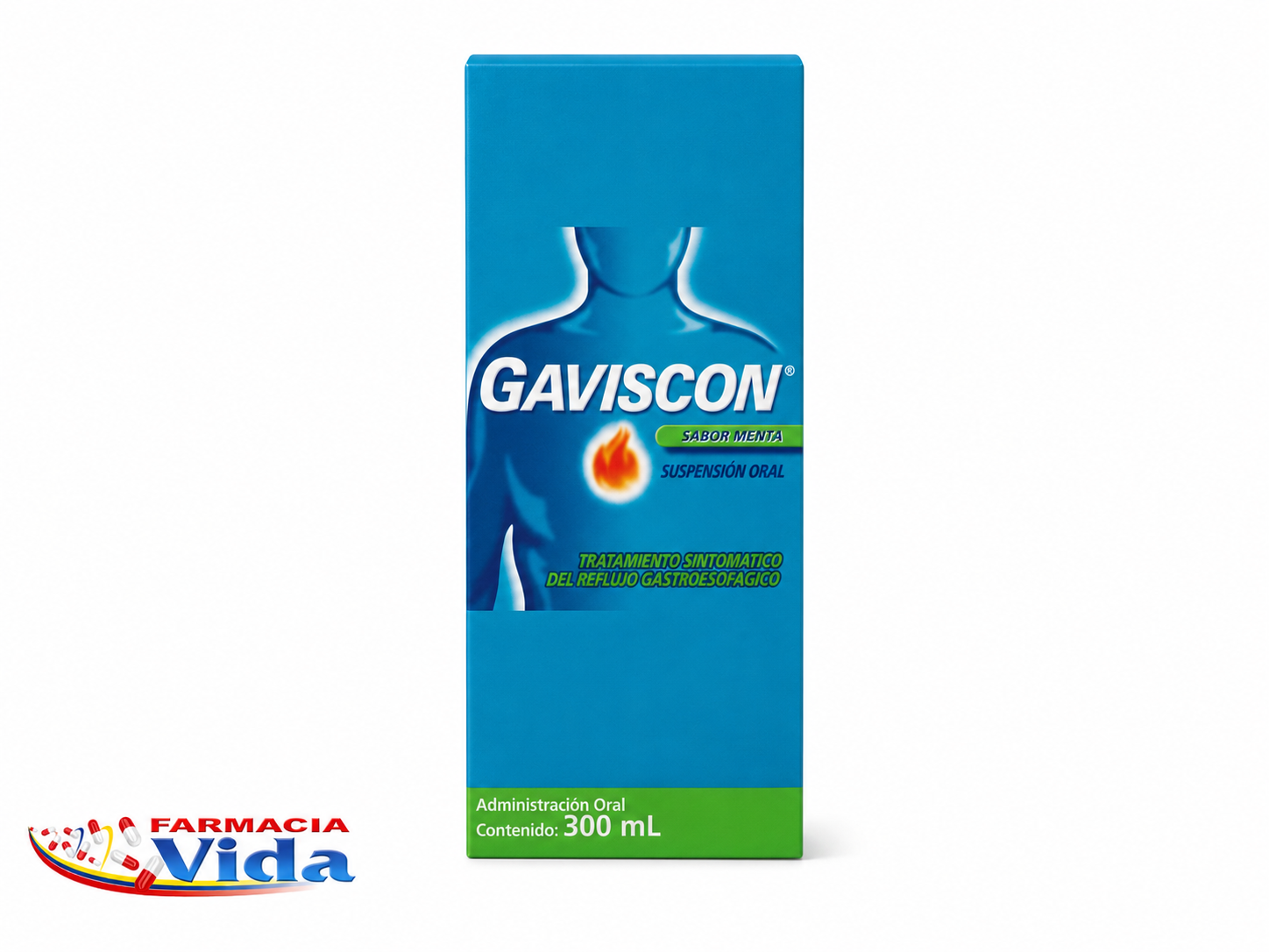 GAVISCON SUSP 300 ML SABOR MENTA
