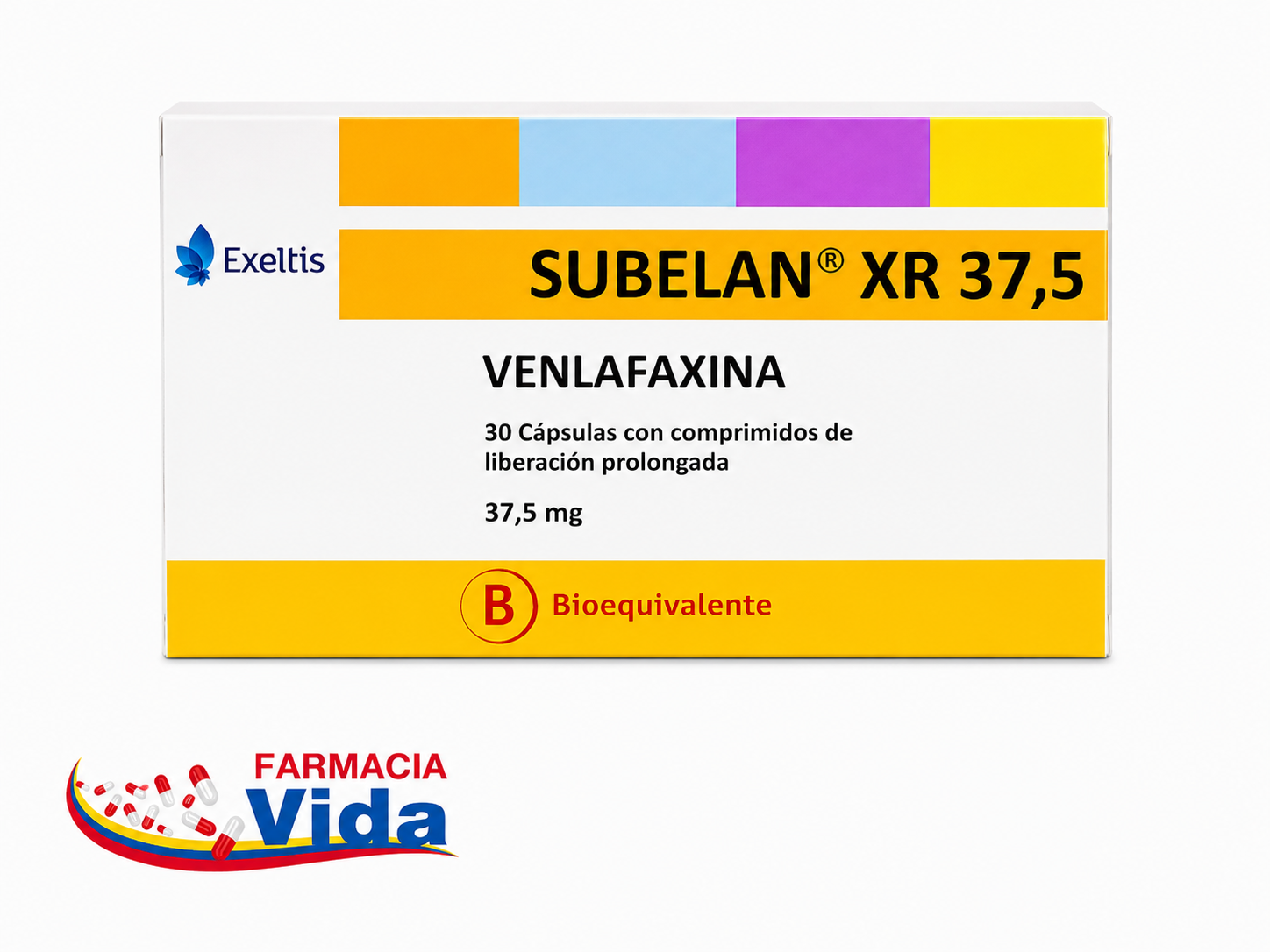 SUBELAN XR VENLAFAXINA 37,5MG
