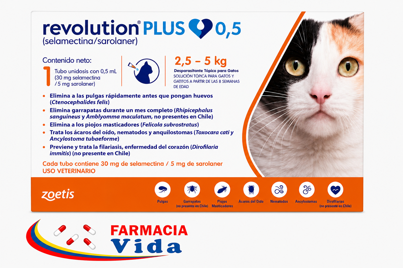 V-REVOLUTION PLUS PIPETA GATO 2,5-5 KG X1