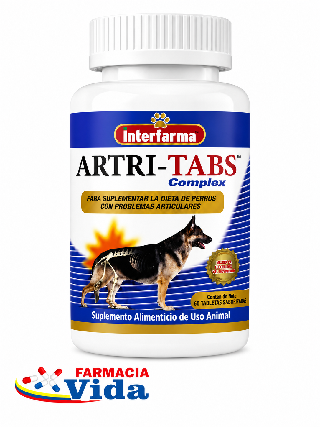 ARTRI TABS COMPLEX X 60 TABL SABORIZADAS