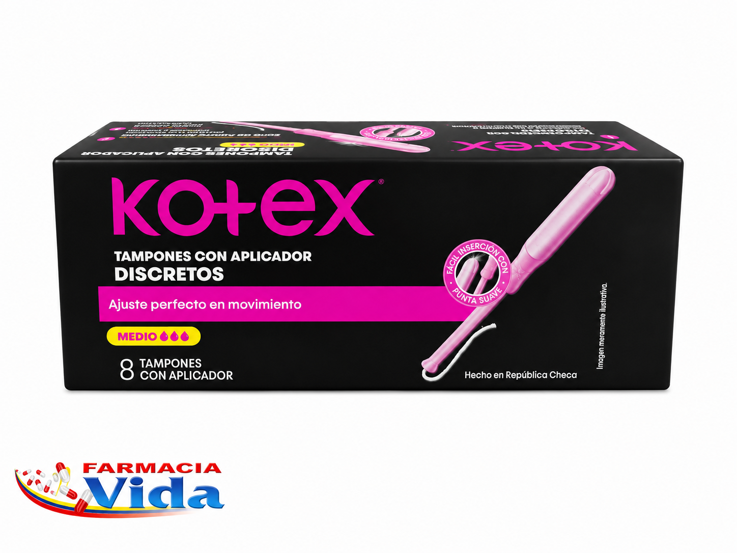 KOTEX TAMPO SUPER EVOLU X 8 UNID