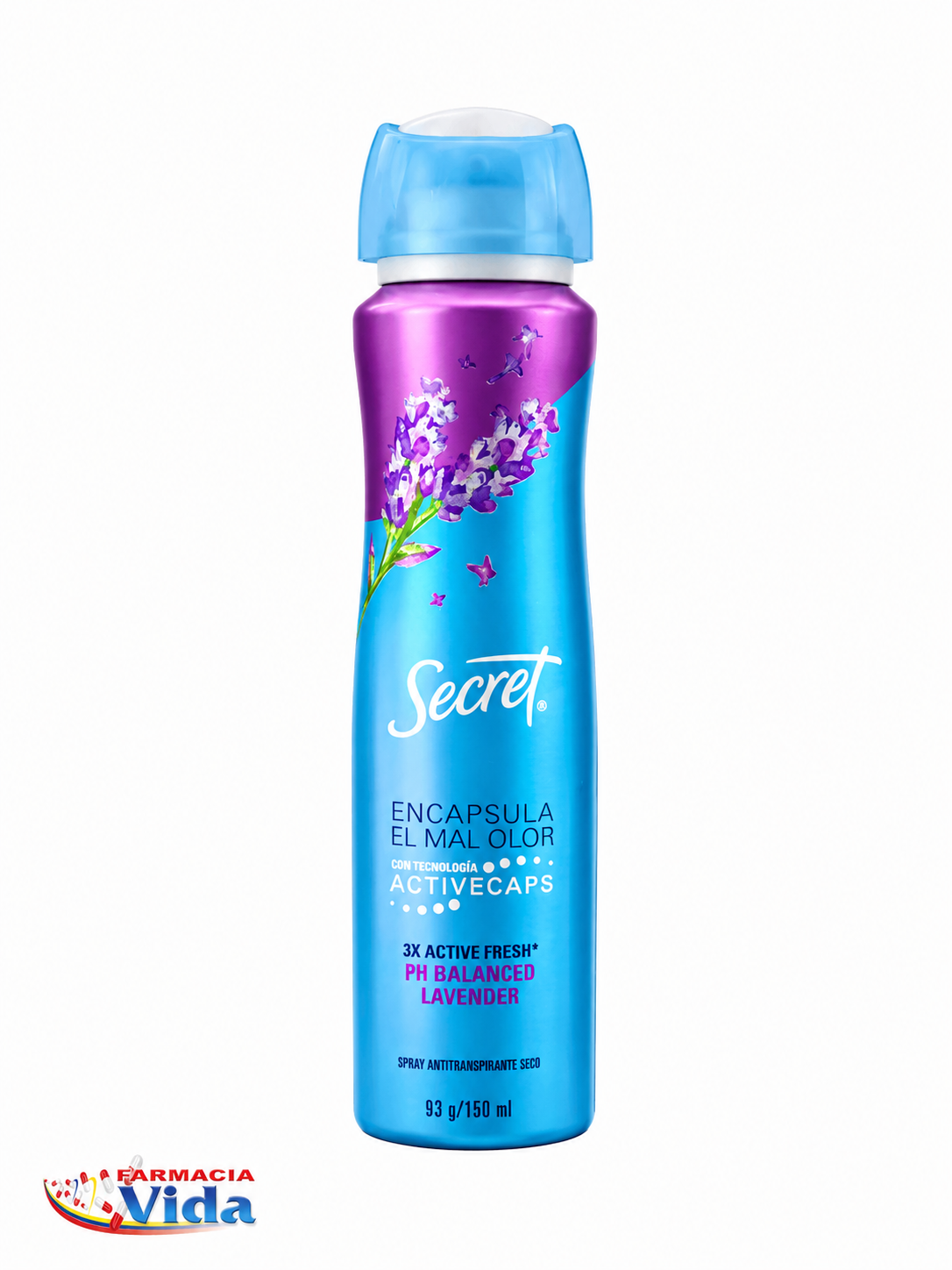 SECRET DESORANTE SPRAY LAVANDA 150ML