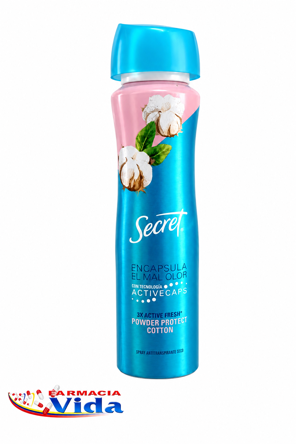 SECRET DESORANTE SPRAY ALGODON 93 G