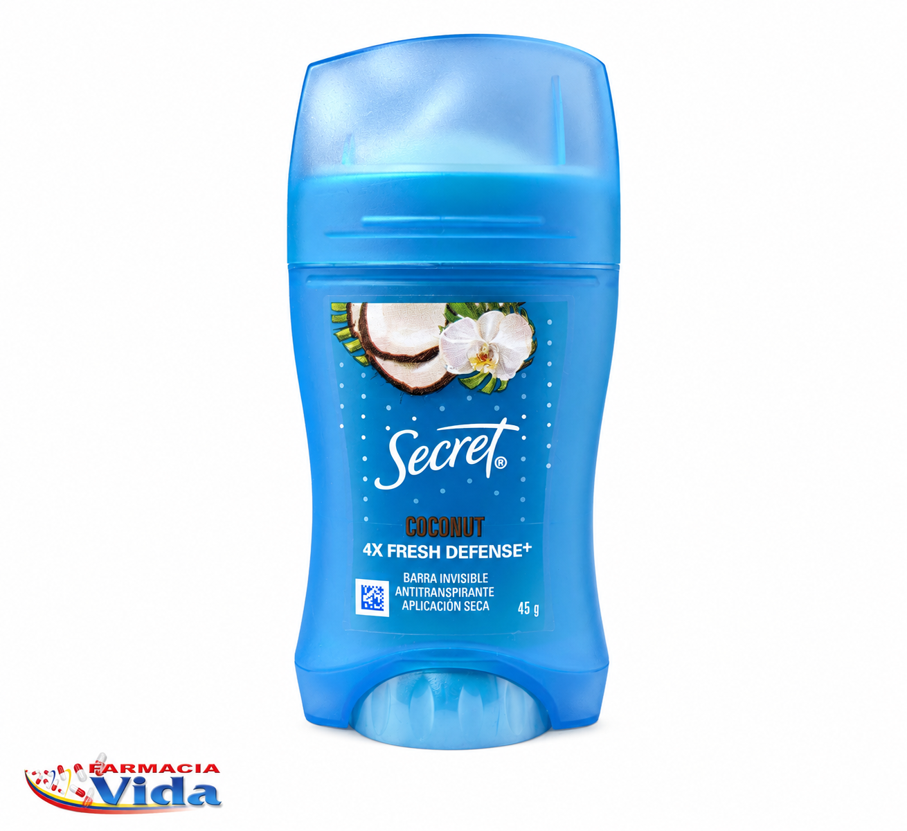 SECRET DESORANTE BARRA COCONUT 45 GR