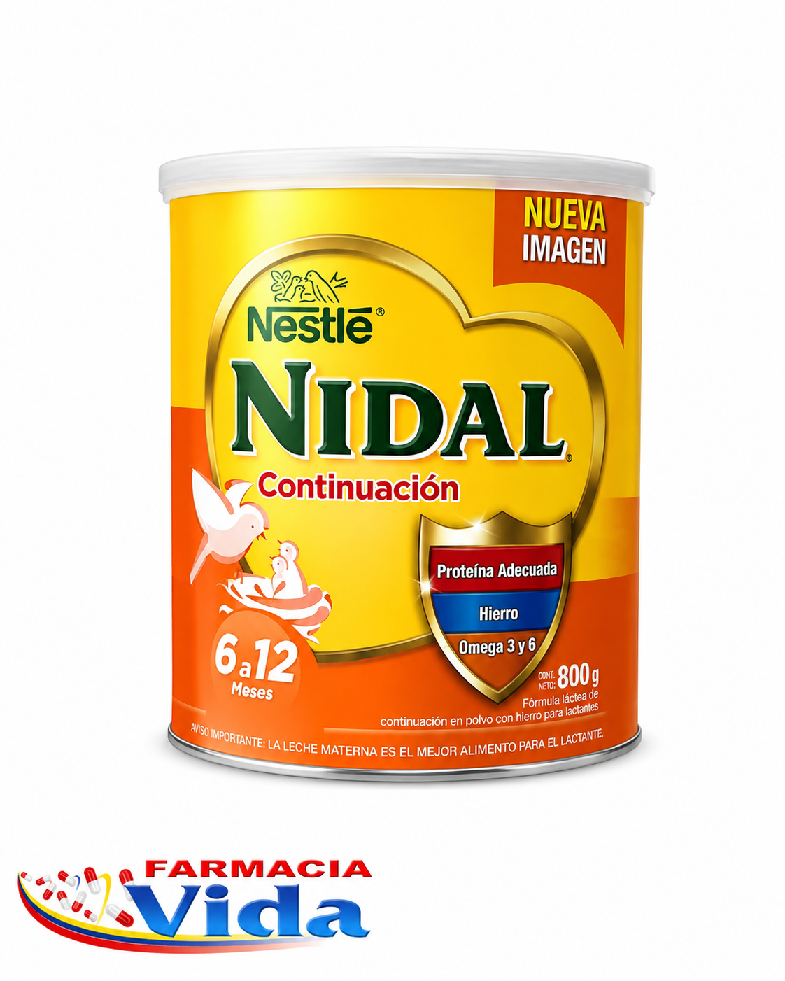 NIDAL 2   800 GRS 6 A 12MESES CONTI 