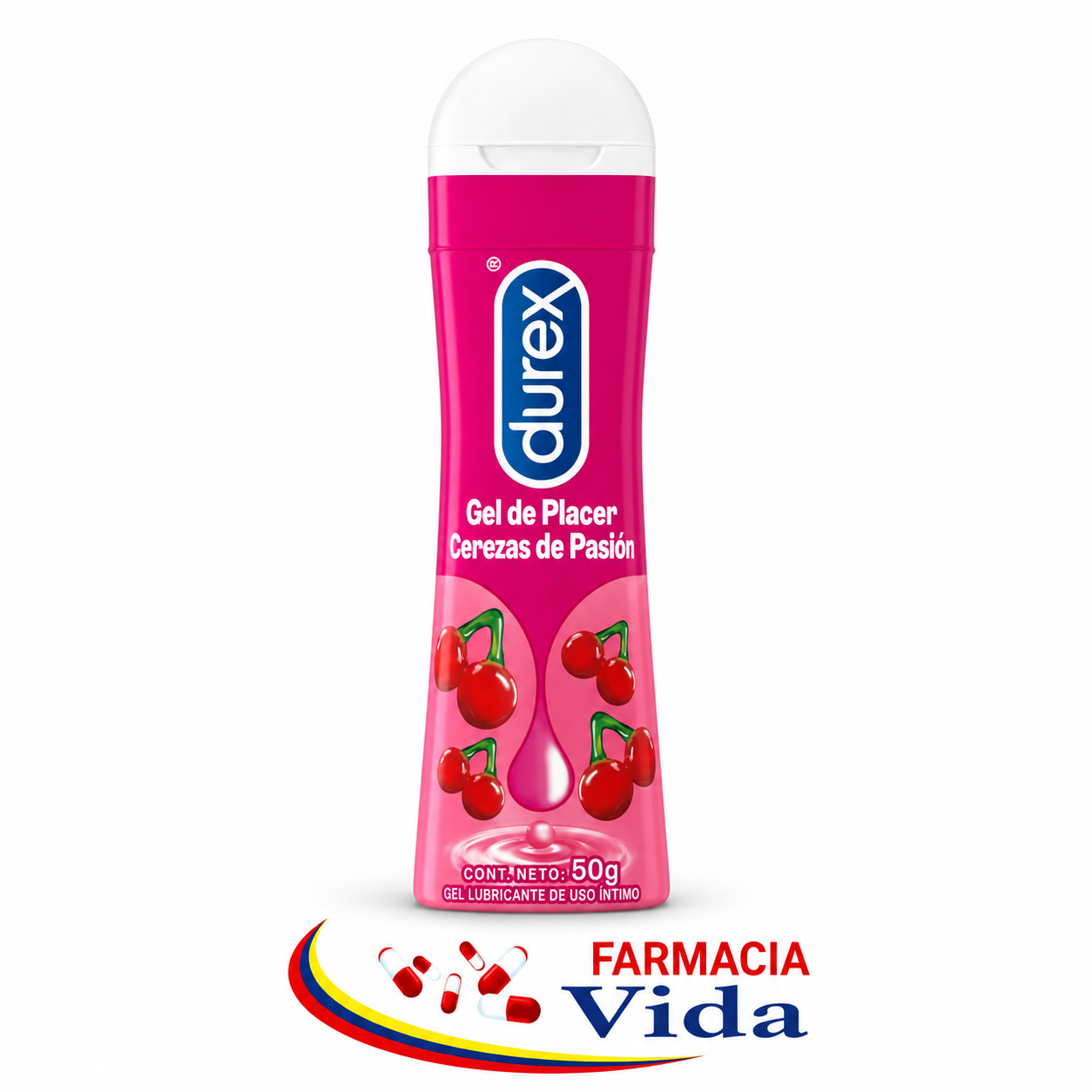 DUREX GEL DE PLACER CEREZAS DE PASION 50GR