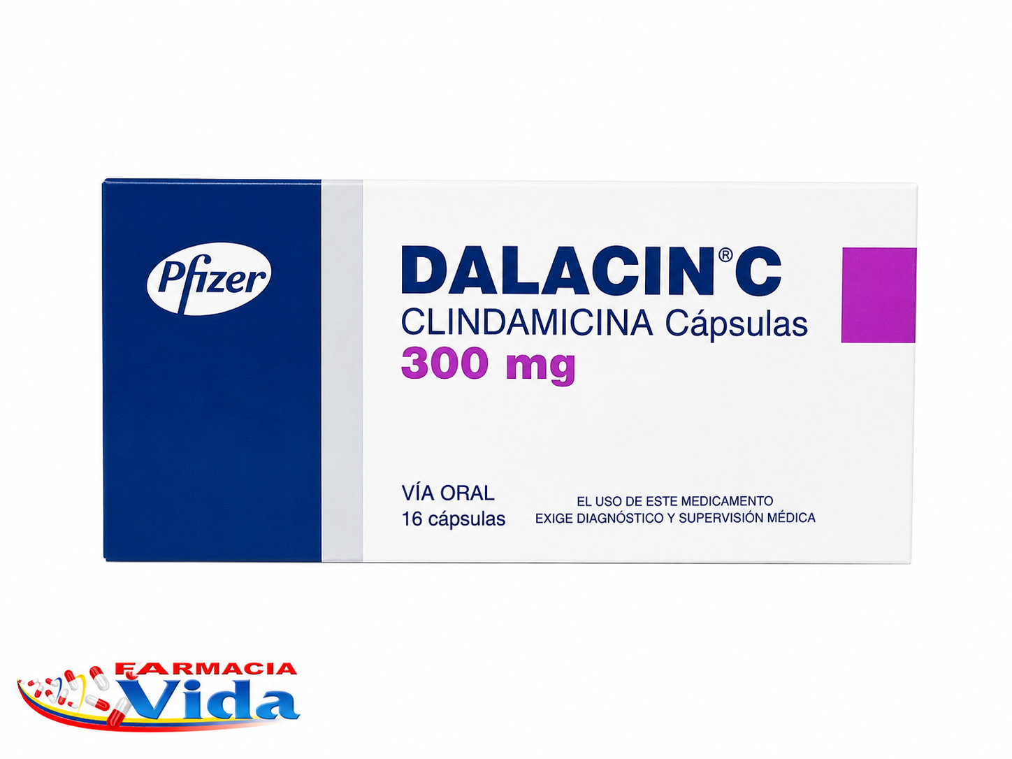 DALACIN C CAPSULAS  300 MG X 16 
