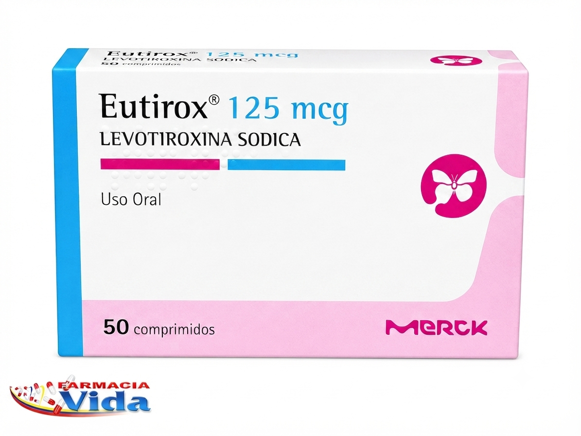 EUTIROX 125 MCGX 50 CO LEVOTIROXINA SÓDICA.