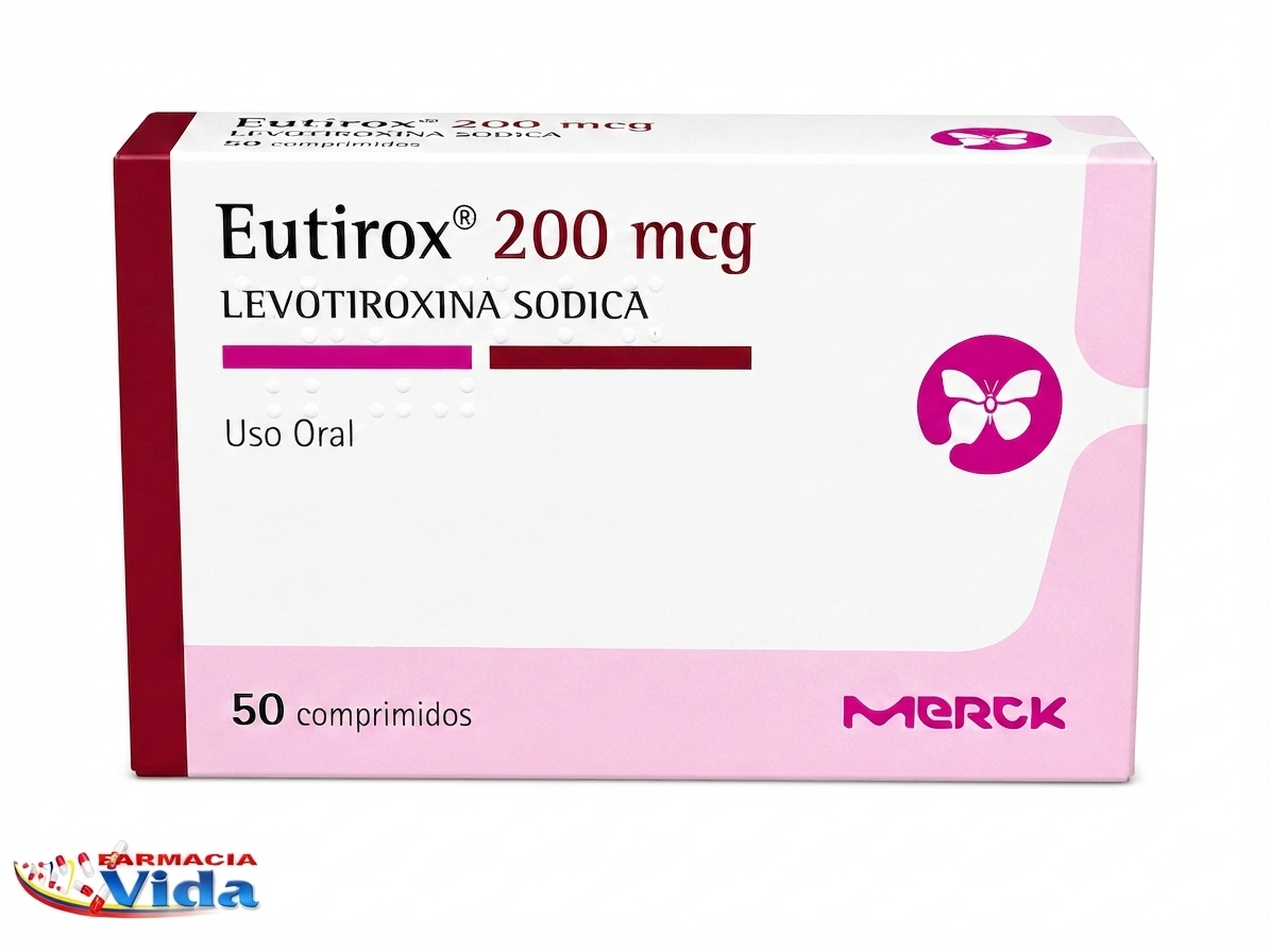 EUTIROX 200 MCG X 50 COMP