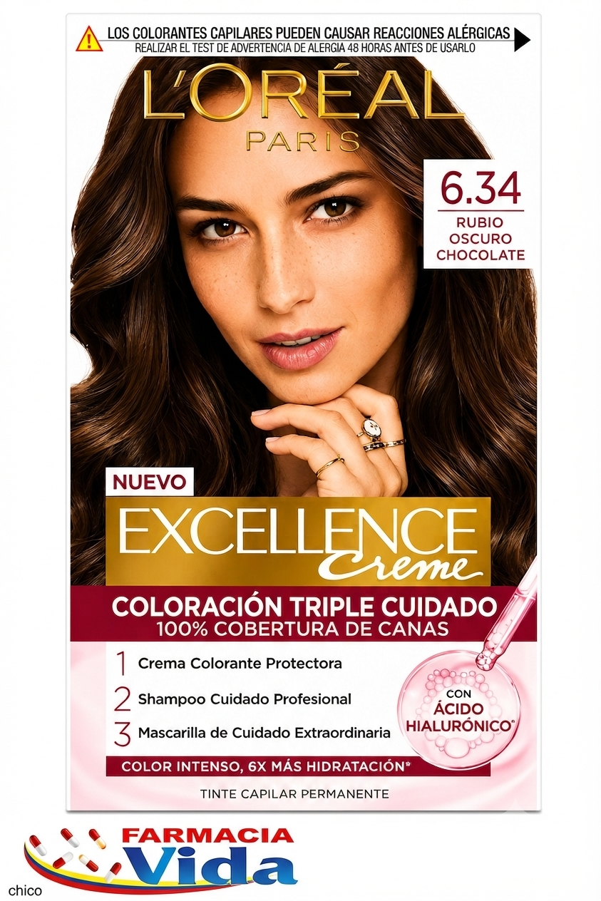EXCELLENCE CREME 6.34 RUBIO OSCURO CHOCOLATE