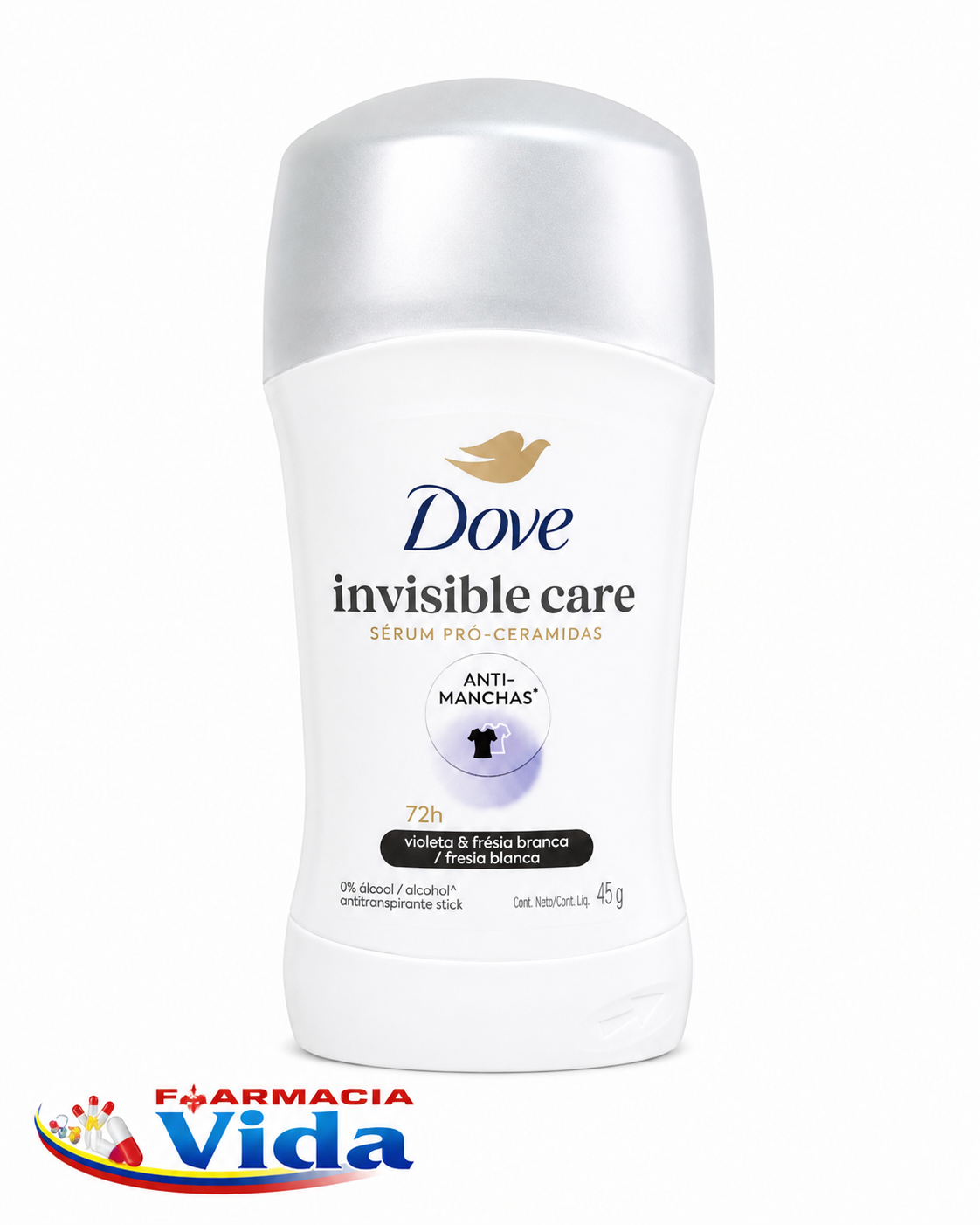 DOVE INVISIBLE DRY 45G BARRA 72H