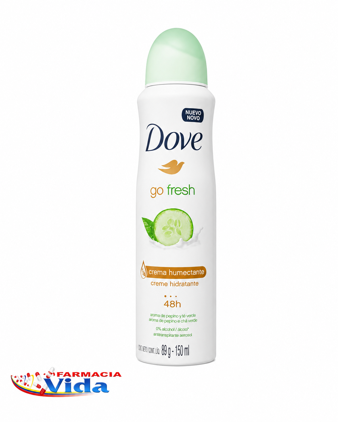 DOVE GO FRESH PEPINO TE VERDE SPRAY 150 ML 