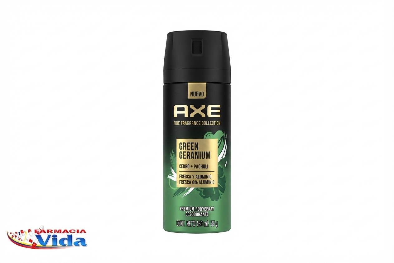 AXE DESORANTE SPRAY GREEN GERANIUM 150ML SPRAY