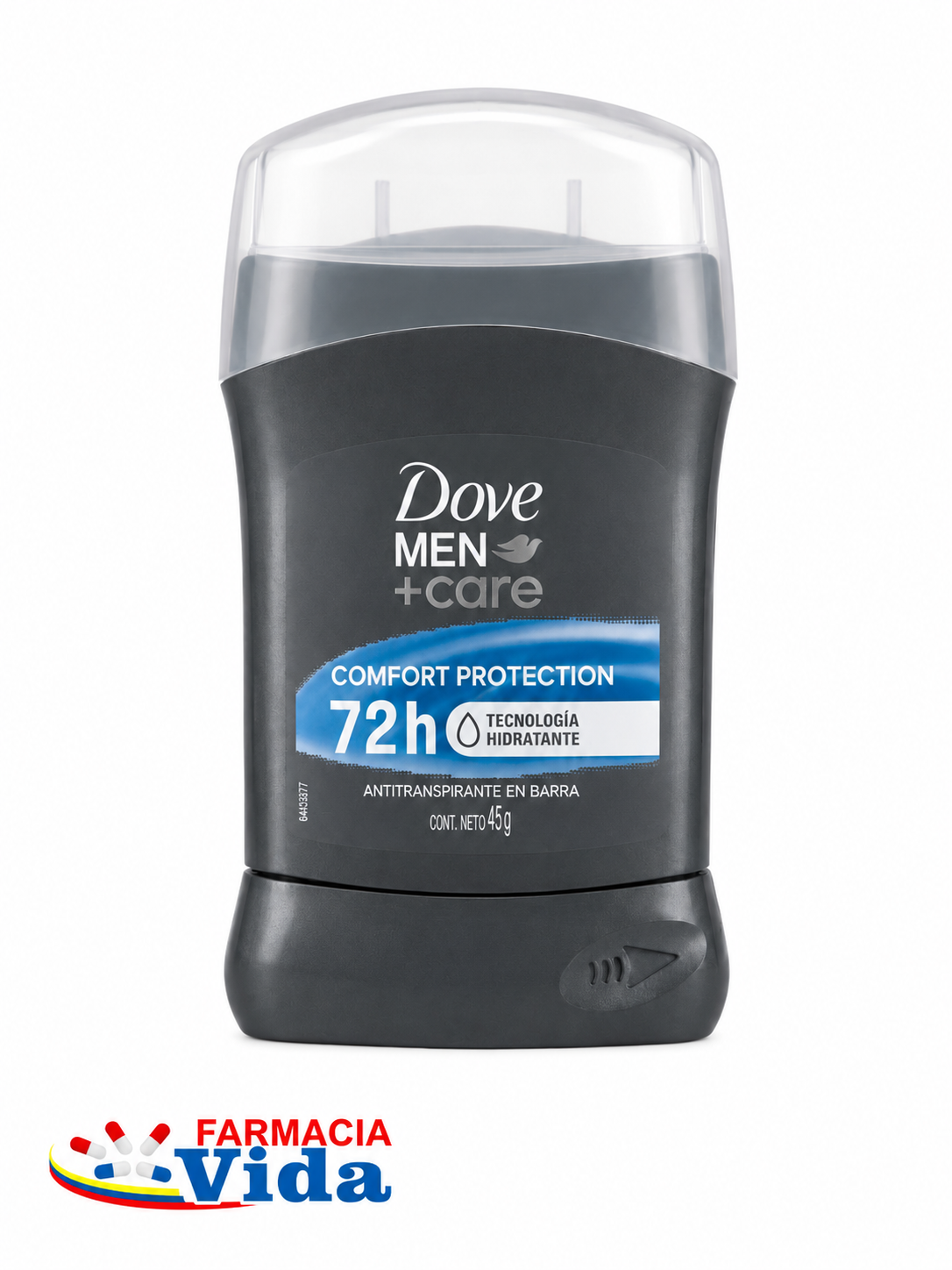 DOVE MEN PROT TOTAL 45GR 72HR BARRA