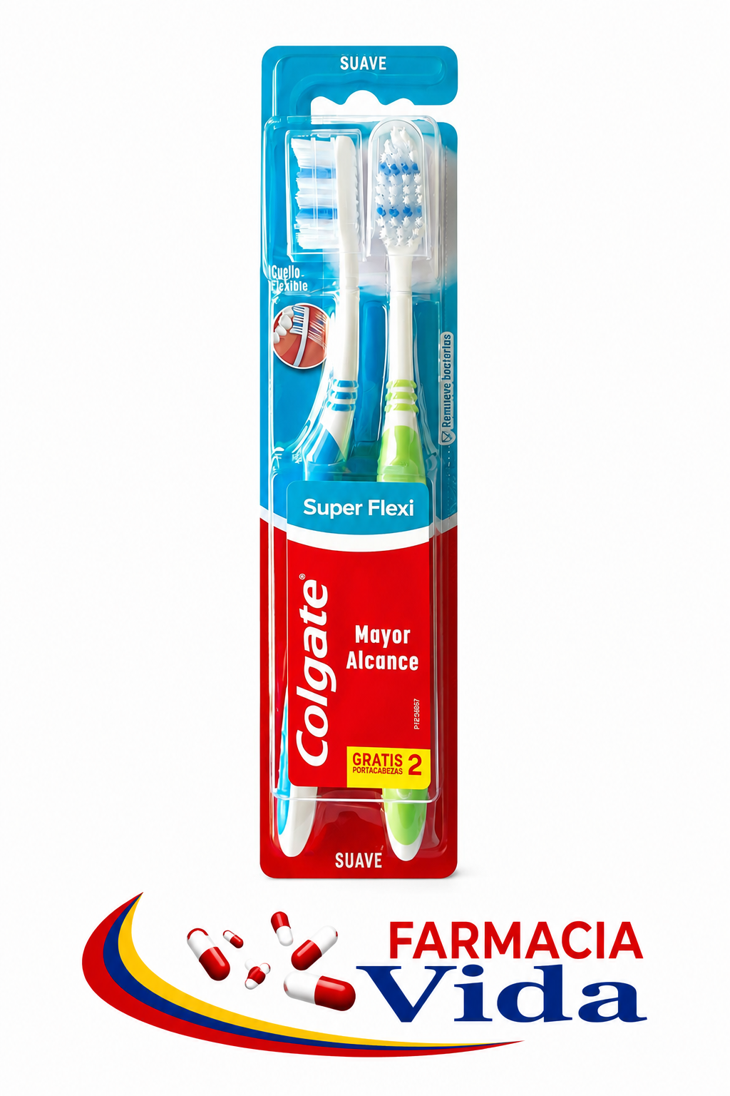 COLGATE CEPILLO SUAVE SUPER FLEXI X2