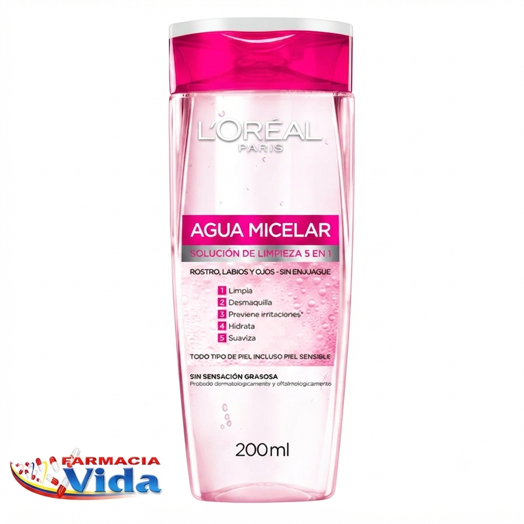 AGUA MICELAR LOREAL PARIS 200 ML