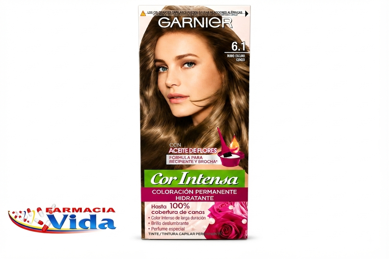 GARNIER COR INTERNA 6.1 RUBIO OSCURO CENIZO
