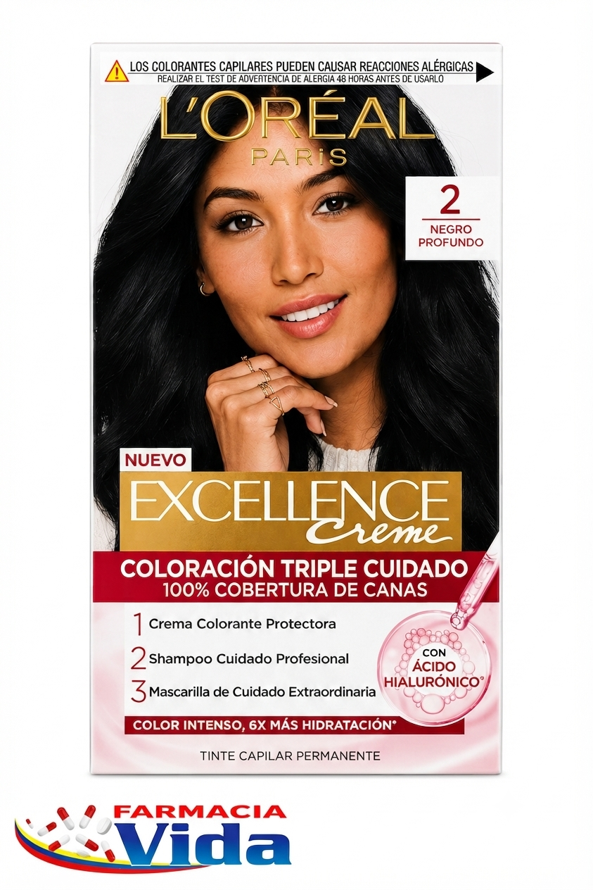 EXCELLENCE CREME2 NEGRO PROFUNDO 
