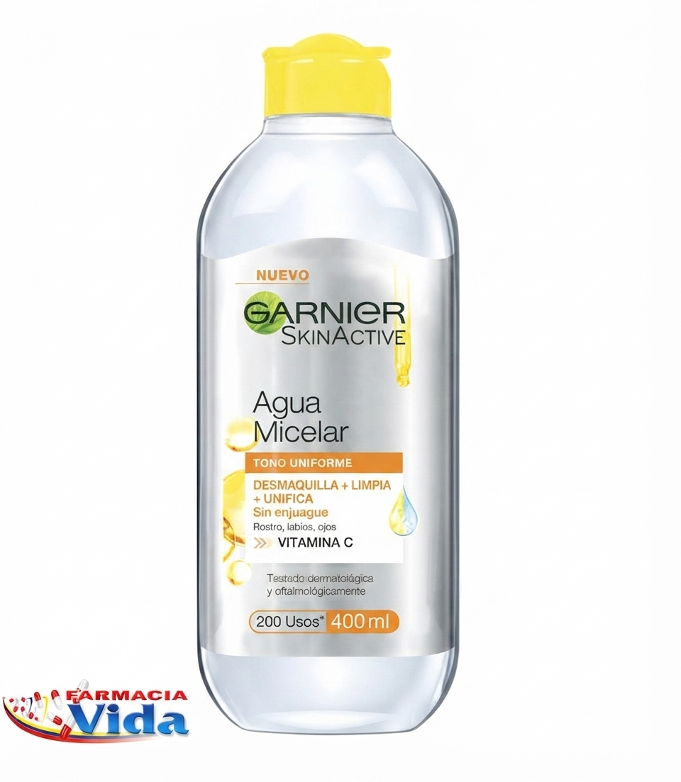 AGUA MIC GARNIER T.UNIF X 400 ML