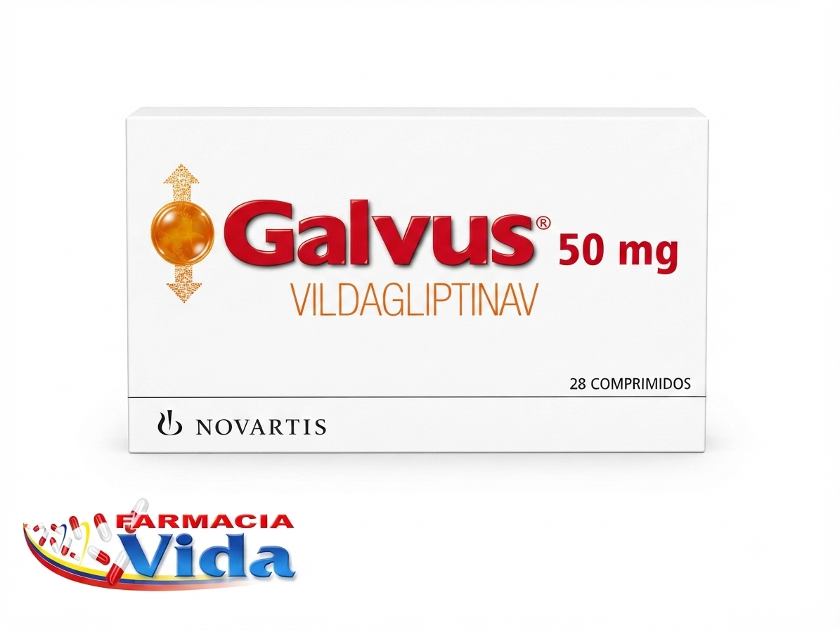 GALVUS 50 MG VILDAGLIPTINA 28 COMP
