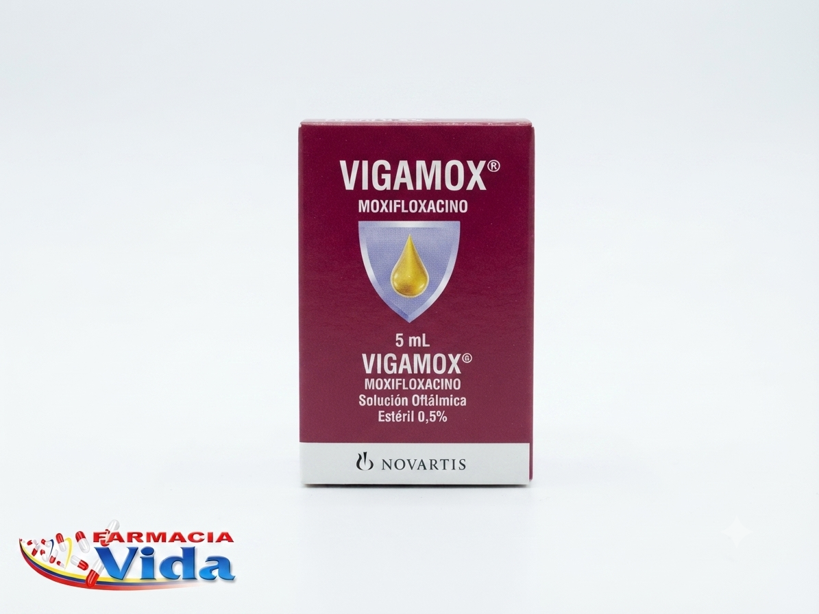 VIGAMOX MOXIFLOXACINO SOL OFT 5ML 