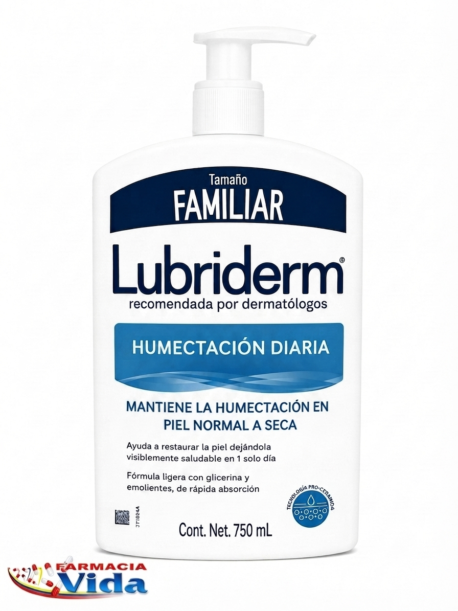 LUBRIDERM HUMECTACION DIARIA 750ML