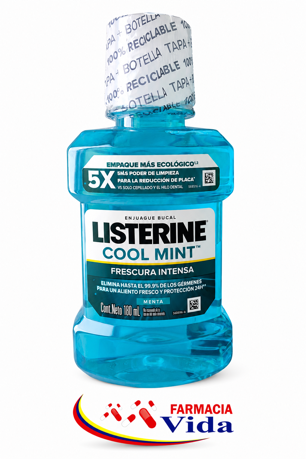 LISTERINE C MINT SOL. 180 ML    