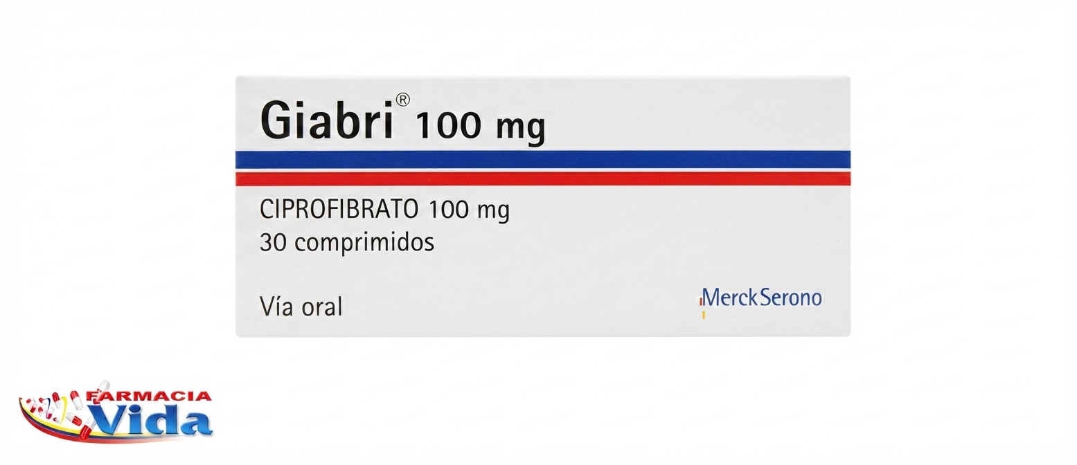GIABRI  100 MG X 30 C CIPROFIBRATO            