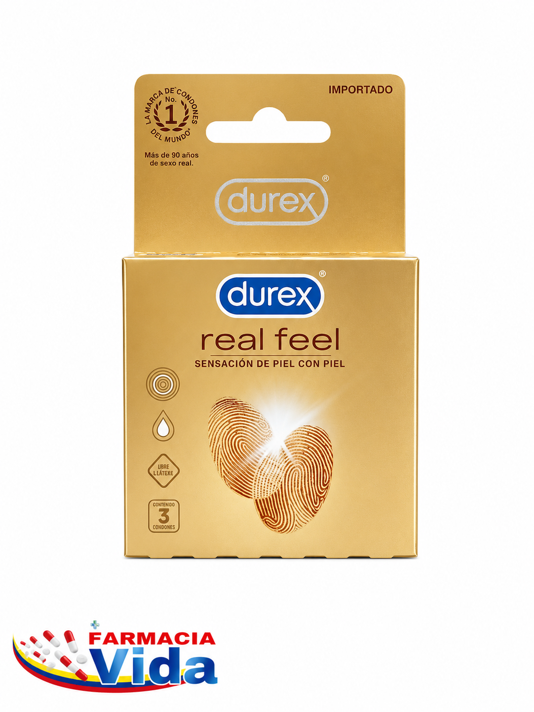 DUREX REAL FEEL X 3 UNID