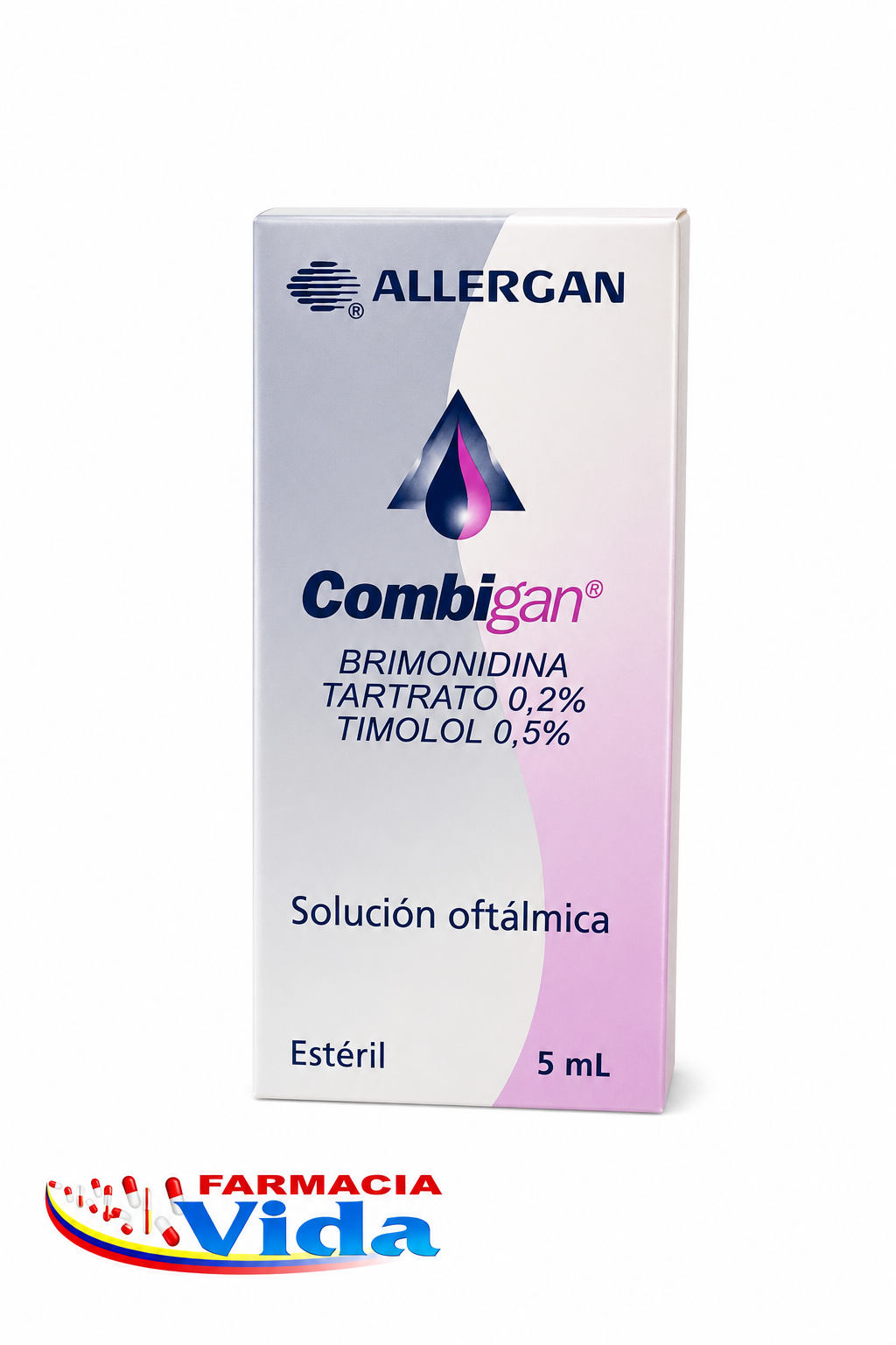 COMBIGAN SOL OFT X 5 ML.BRIMONIDINA + TIMOLOL.