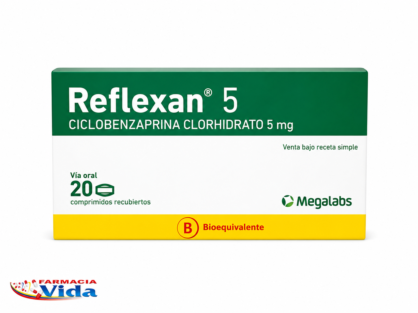 REFLEXAN 5 MG X 20 COMP