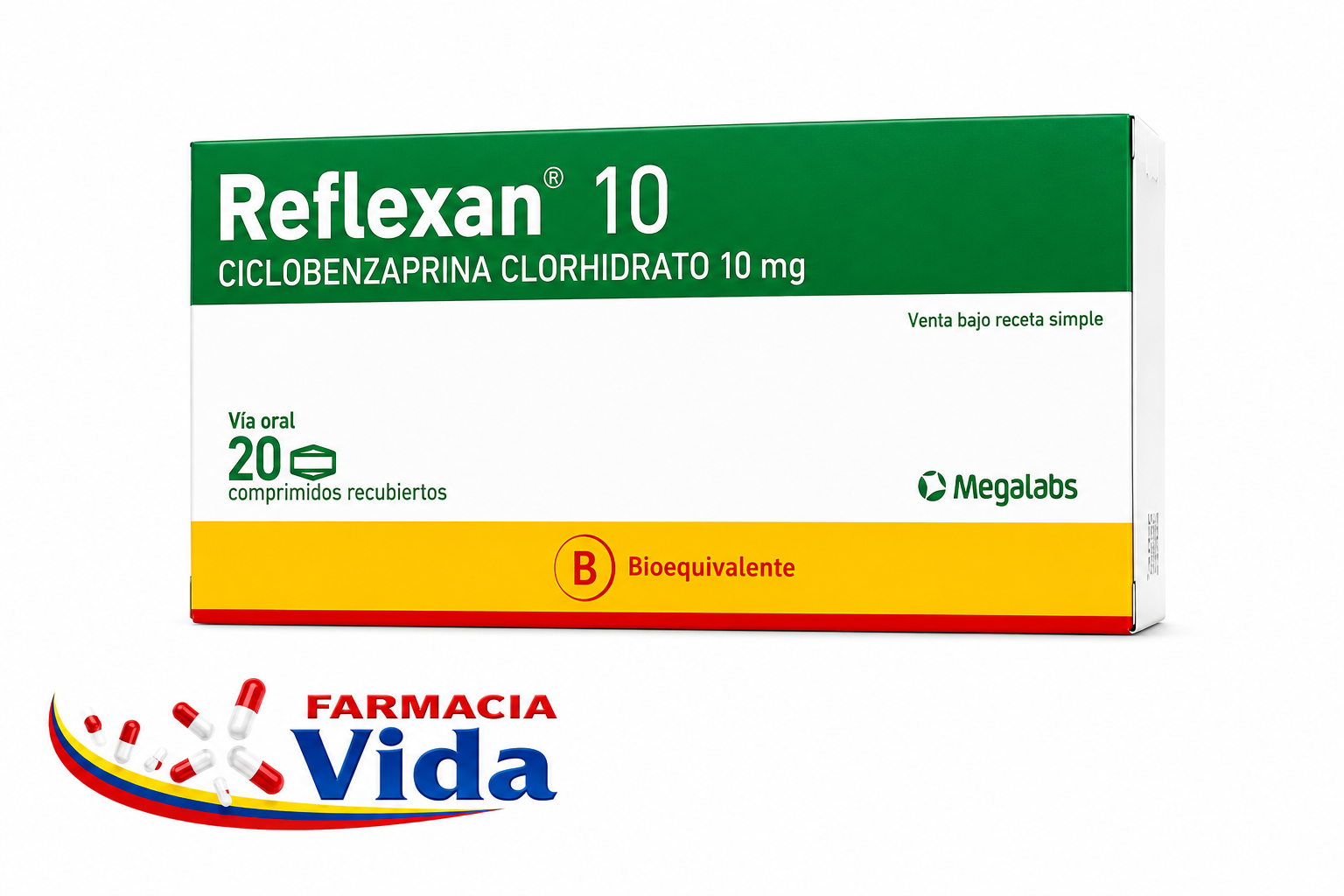 REFLEXAN 10 MG X 20 COMP
