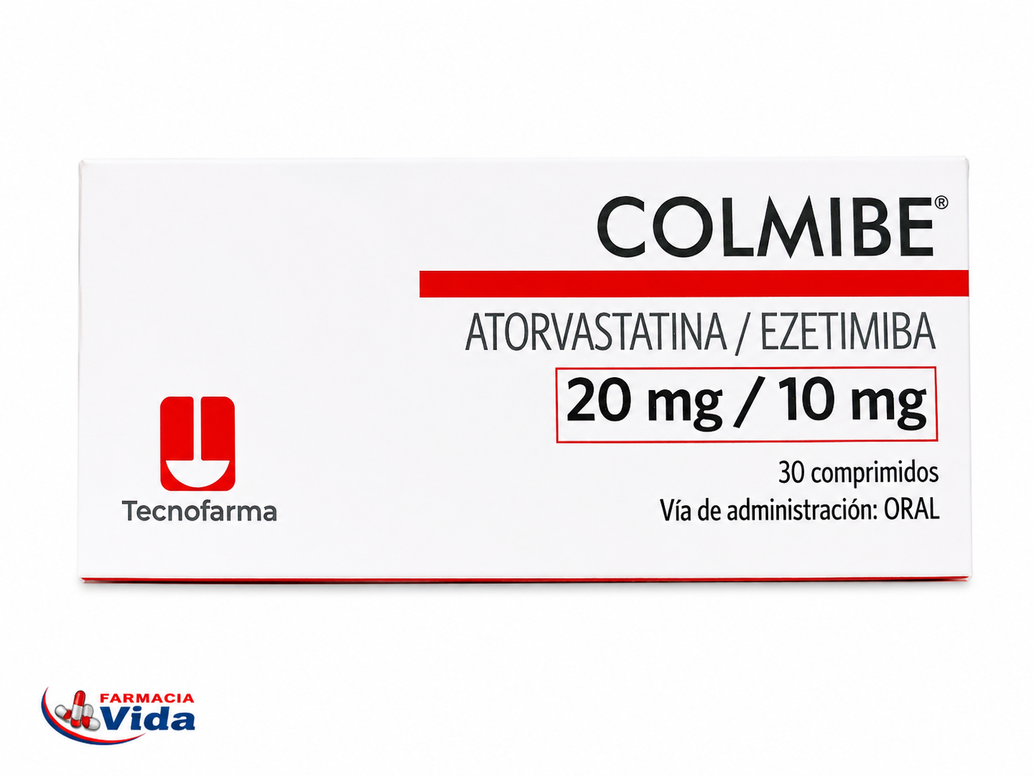 COLMIBE ATORVASTATINA/EZETIMIBA 20MG/10MG