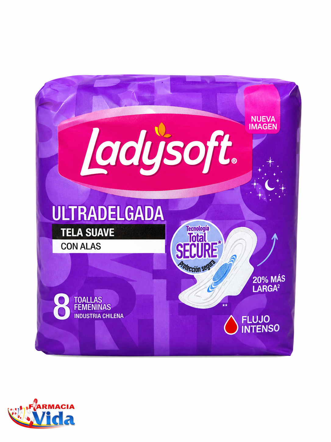 LADYSOFT ULT.FINA SUAVE C/ALAS  8UN  255499