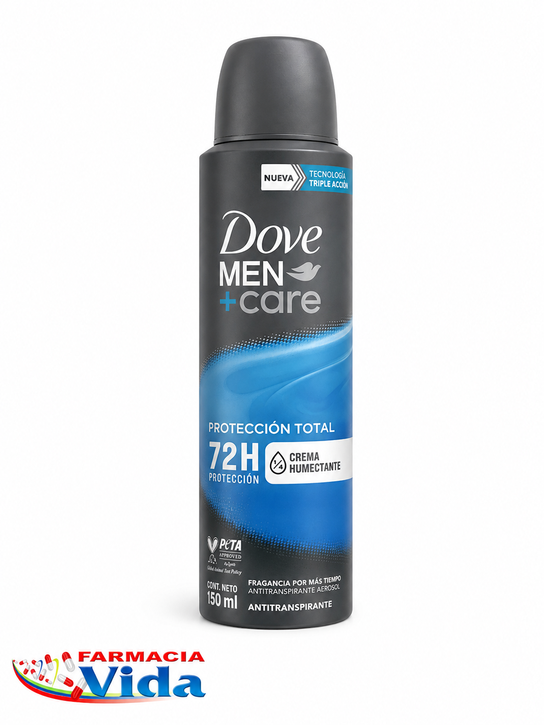 DOVE MEN PROTECC TOTAL SPRAY 150 ML